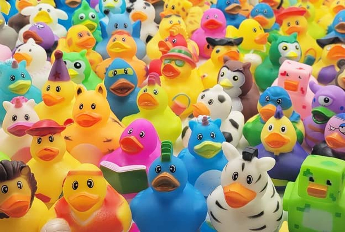 Rubber Ducks in Bulk,Assortment Duckies for Jeep Ducking Floater Duck Bath 50-Pa