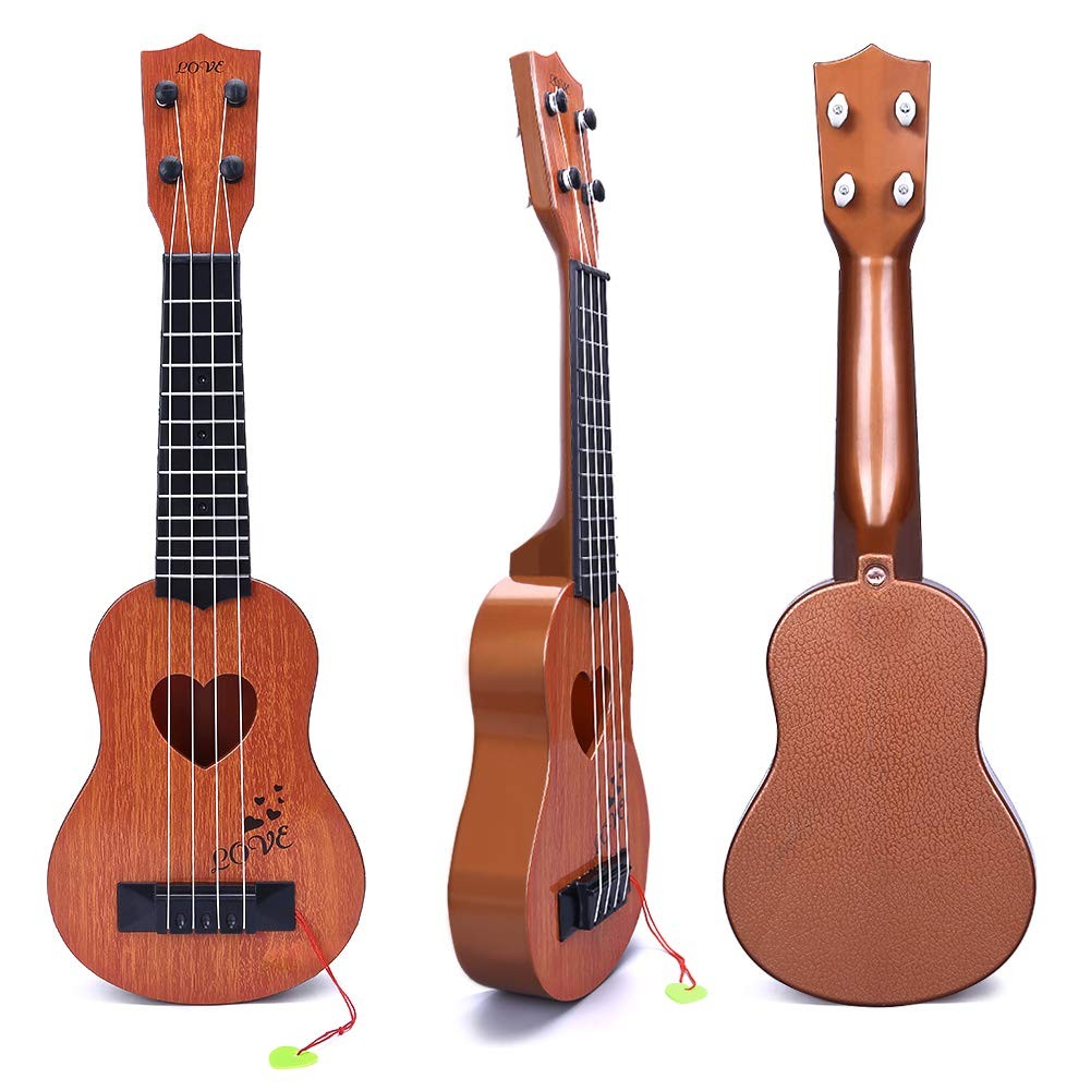 Kids Toy Classical Ukulele Guitar Musical Instrument, Brown
