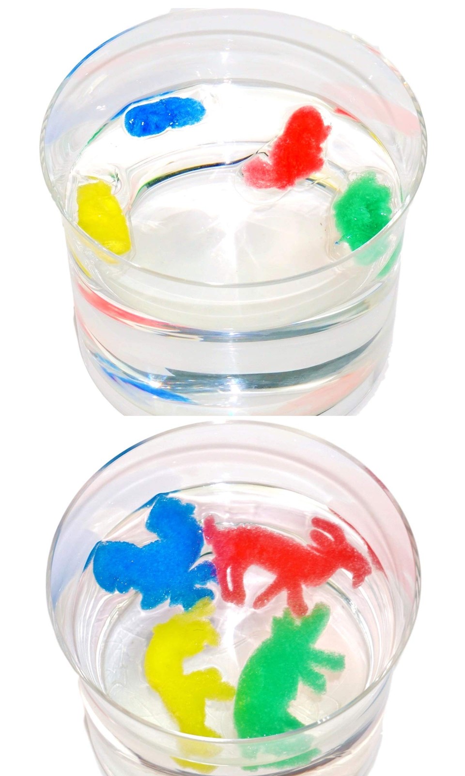 Ja-Ru Magic Grow Capsules, (3 Packs Assorted). Water 3 Packs, Assorted Colors