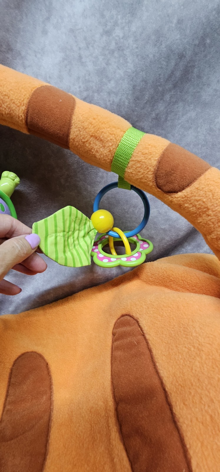 Vintage Disney Tigger Baby Floor Play Mat Activity Hanging Toys Plush READ
