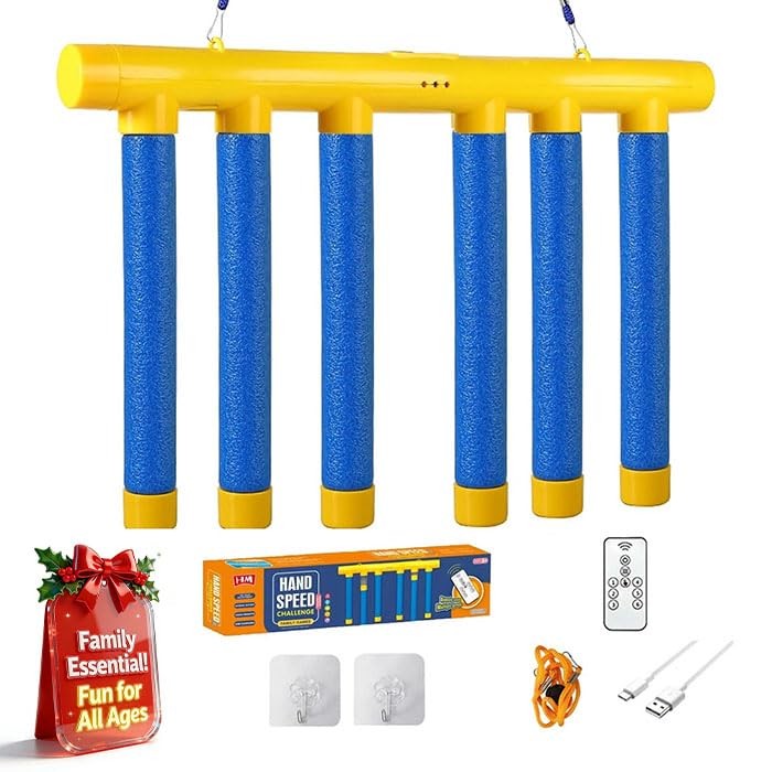 Reflex Challenge Game, Drop Sticks Game, Hand Eye Coordination Training, Reac…