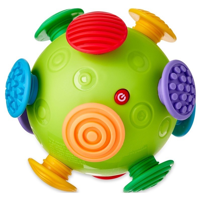 Colorful Bouncy Sensory Play Ball Toy Infants Toddlers Interactive Fun 12M New