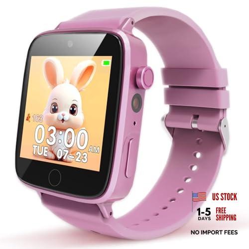 Kids Watch with Pedometer, Kids Smart Watch Boys with 26 Puzzle Rose Pink