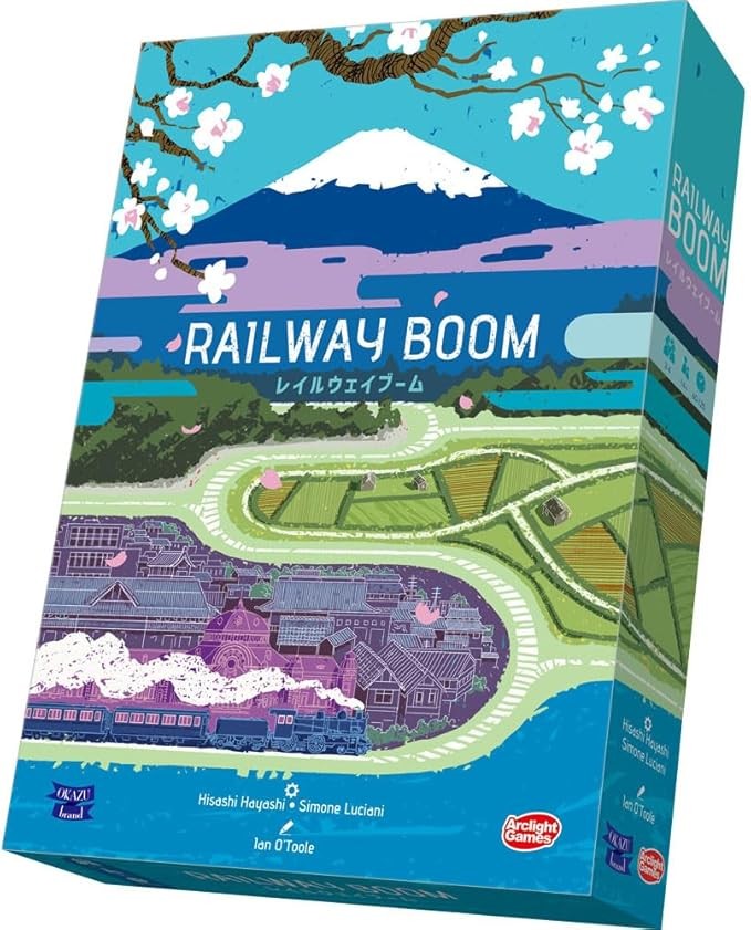 Arclight Railway Boom Board Game 2-4P 60-120 Min 14+ English Rules Japan NEW