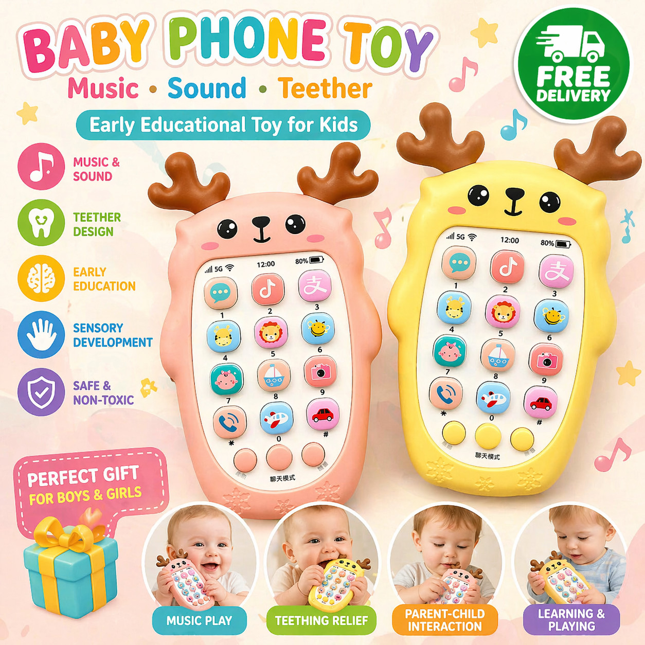 Educational Learning Toys for Kids Toddlers Age 3 4 5 6 7 8 Years Old Boys Girls
