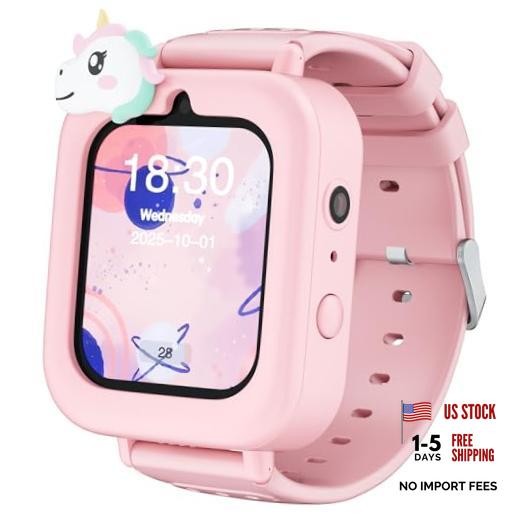 Smart Watch for Kids, Kids Smart Watches Girls, Digital Watch Preschool Pink