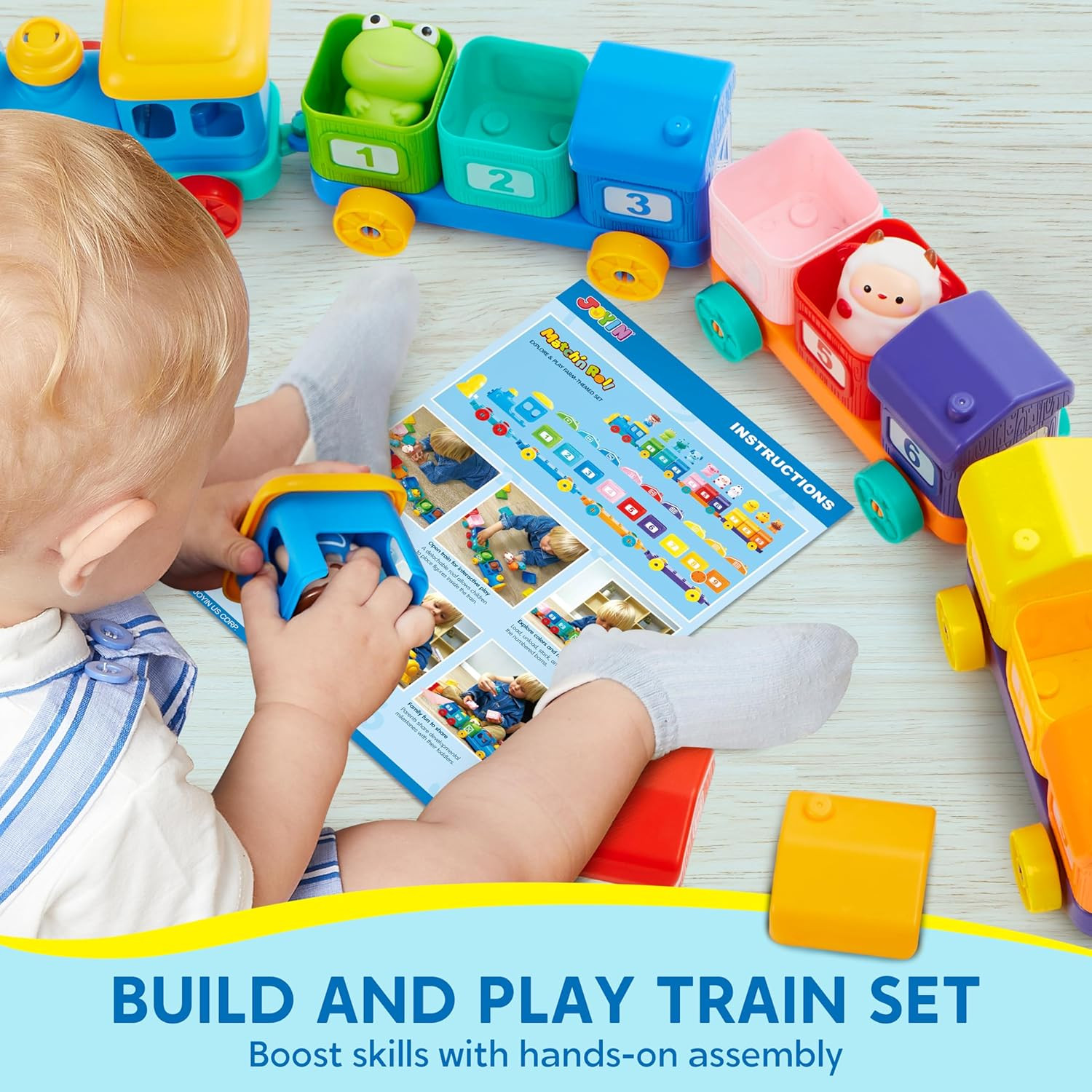 Learning Toy for Toddlers 1 2 3 Years Old, Counting, Matching & Sorting Montesso