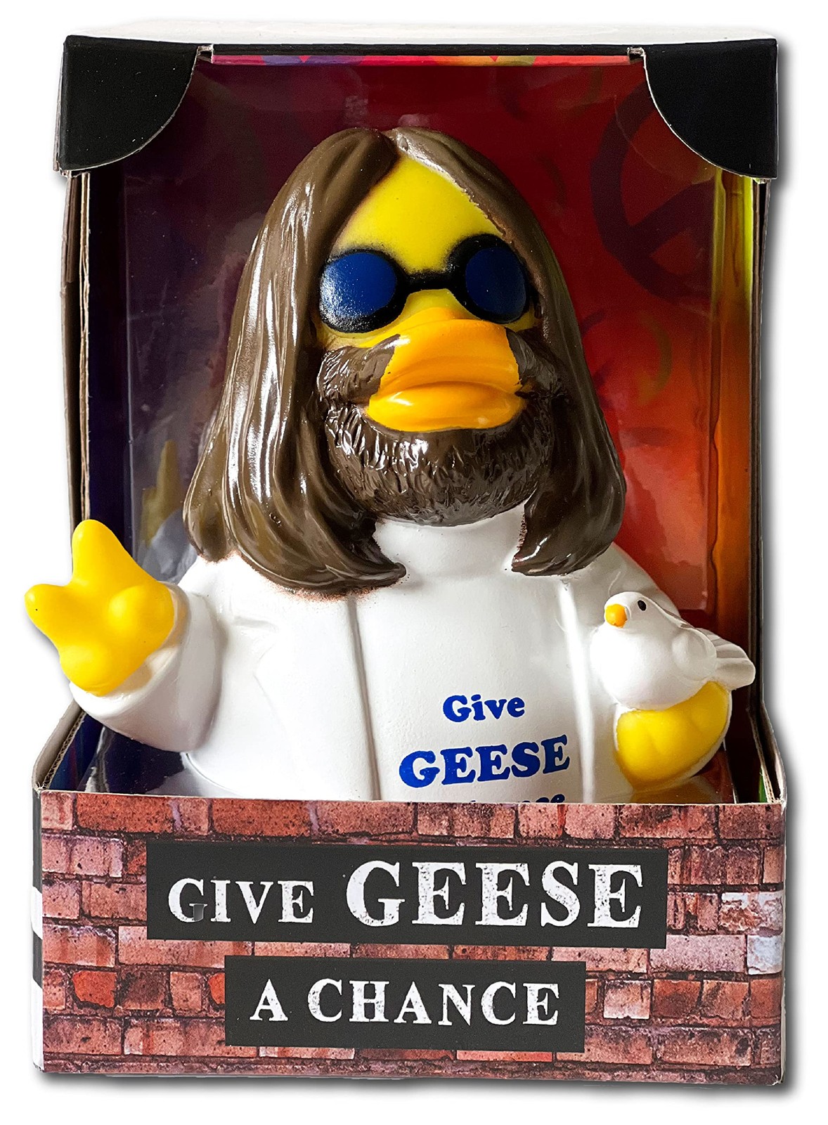 CelebriDucks – Give Geese A Chance – Floating Rubber Ducks – Small