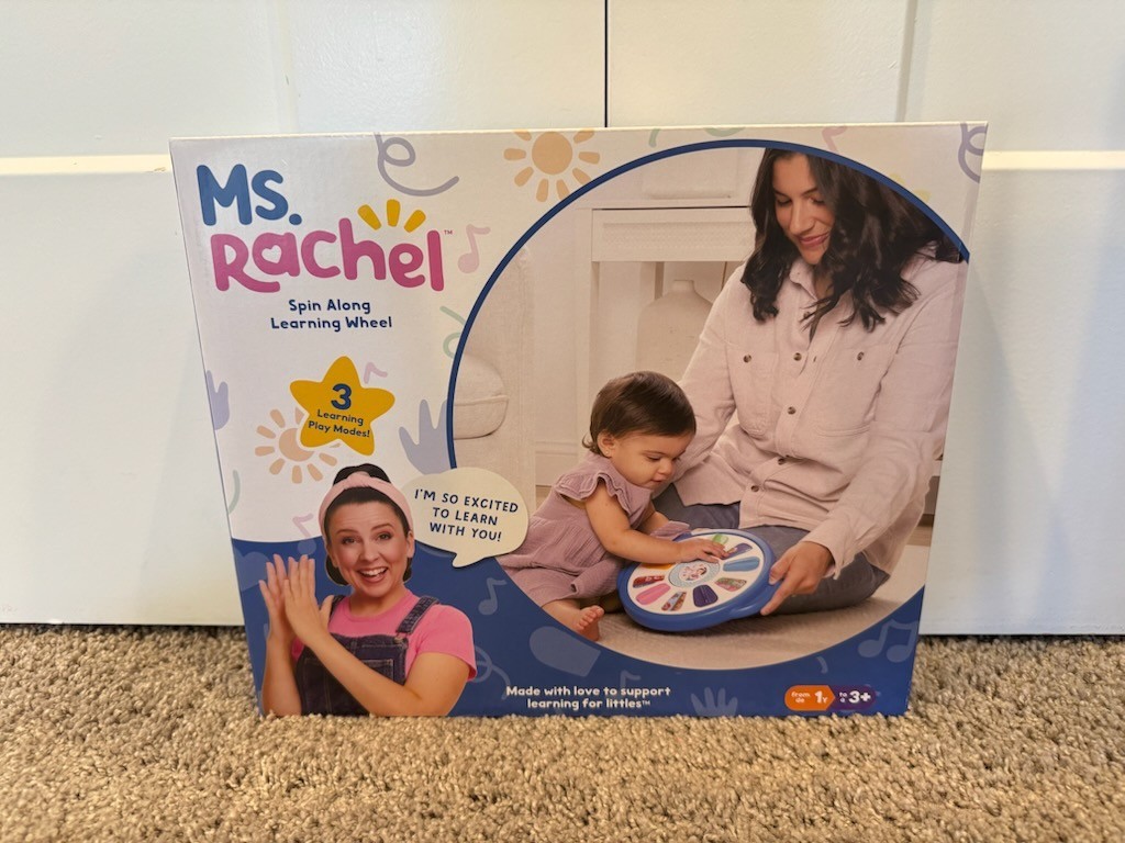 Ms. Rachel Spin-Along Learning Wheel-Brand New Speech and Learning Toy