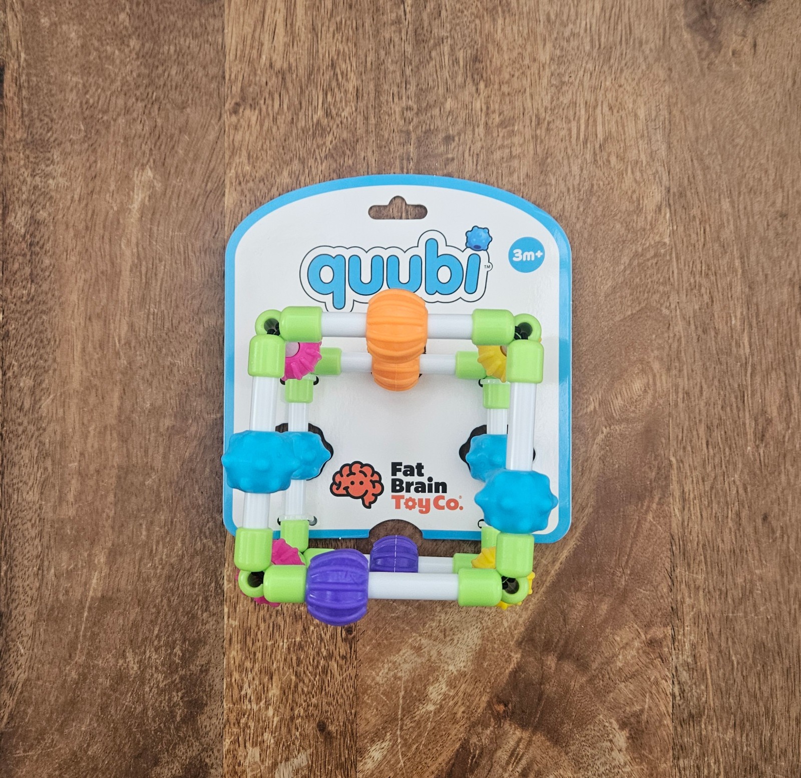 Fat Brain Toys Quubi Cube Baby Sensory Learning Tactile Discovery Toy New