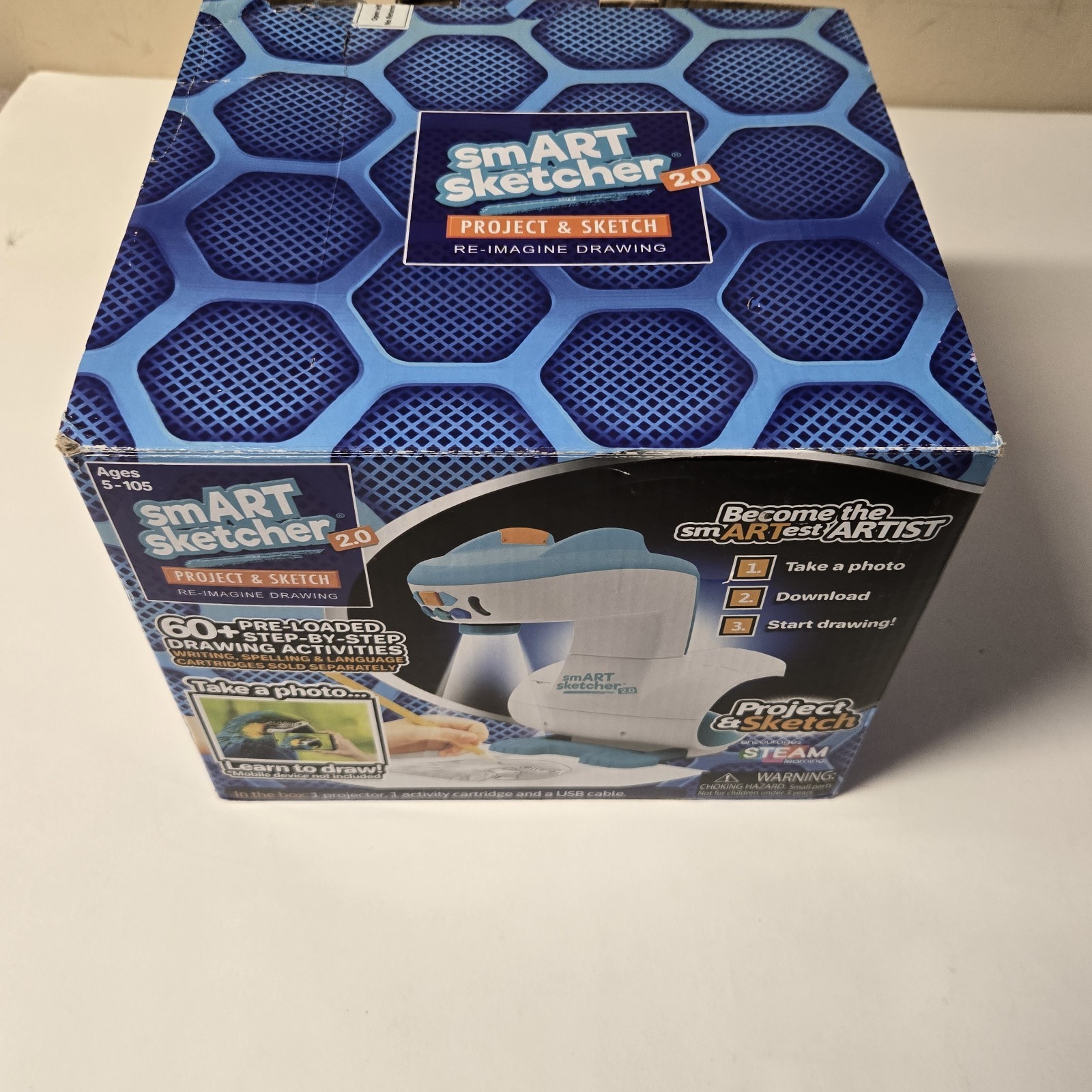 Flycatcher Smart Sketcher 2.0 Drawing Projector Tracer w/ 1 Cartridge & USB Cord