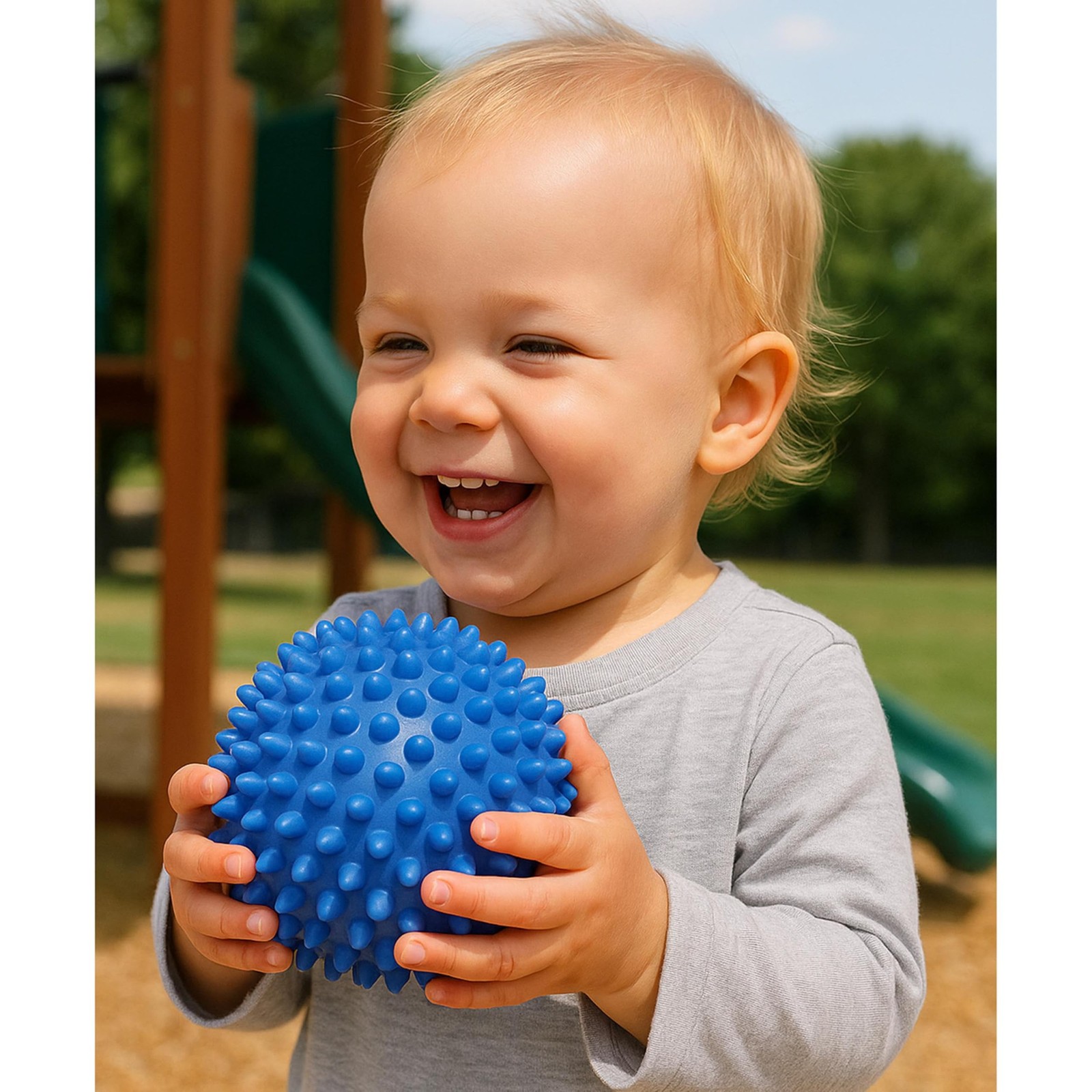 Sensory Balls – 4” Textured Tactile Therapy Toys for Special Needs,