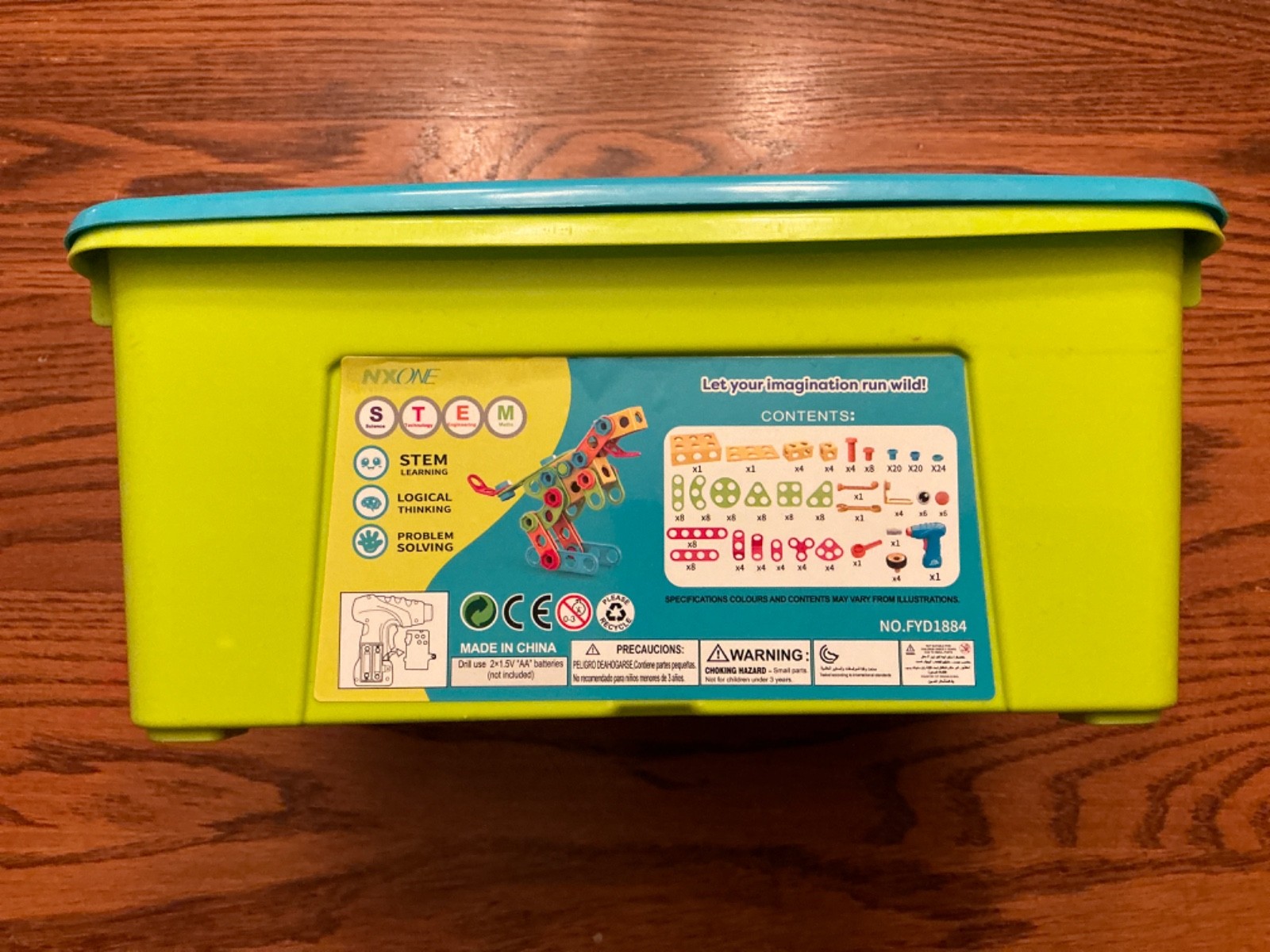 NXONE Educational STEM Toy 195 PCS for Boys and Girls Ages 3 + Brand New Opened