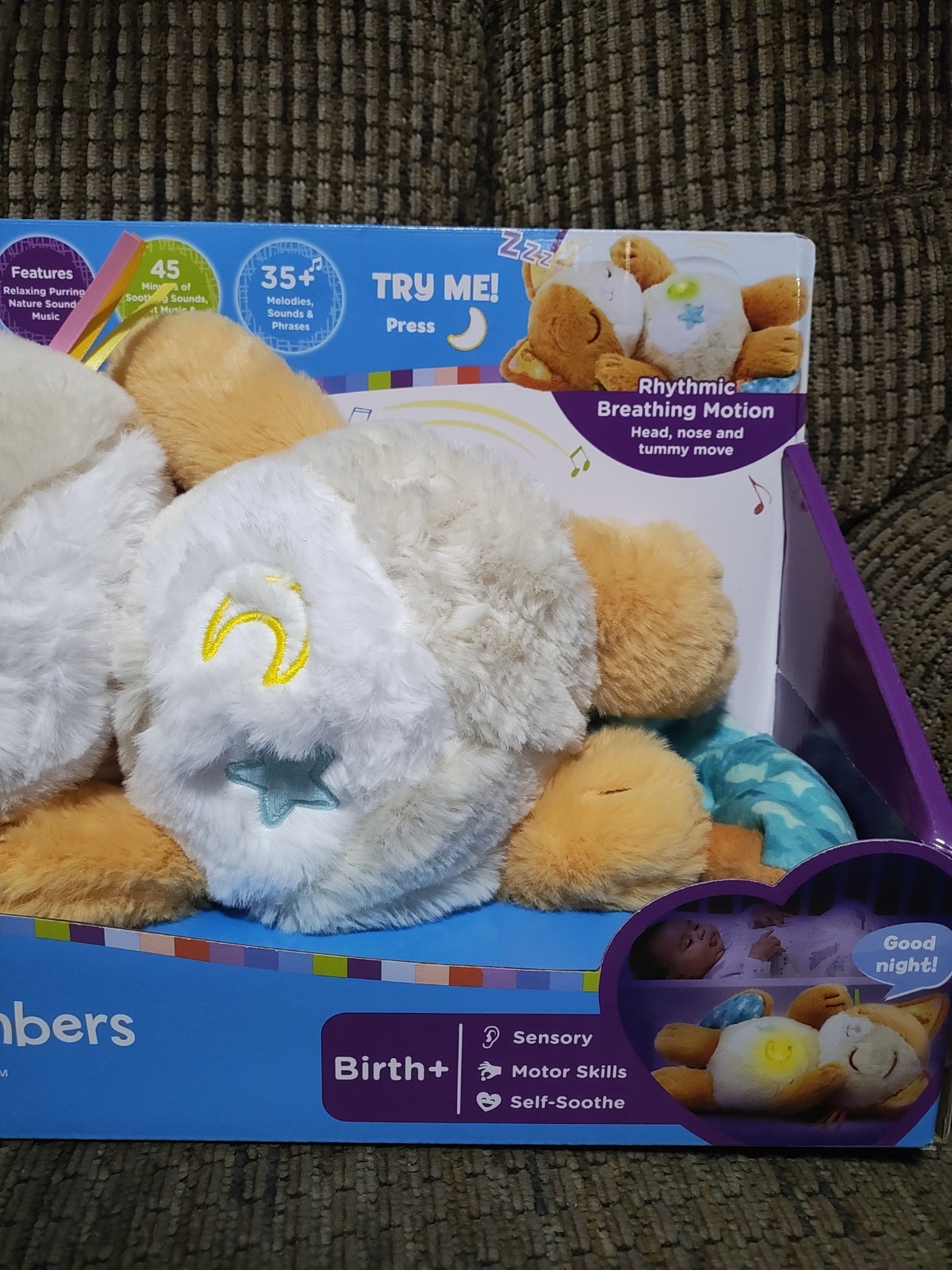 Vtech Baby Soothing Slumbers Sleepy Kitty Relax Self Soothe Rhythmic 35+ Sounds
