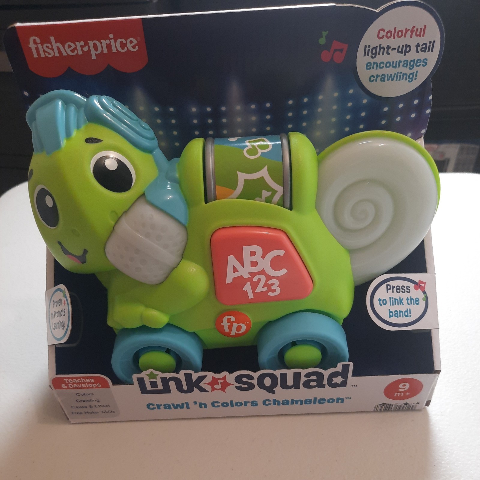 Fisher Price Link Squad Crawl n Colors Chameleon Interactive Learning Toy