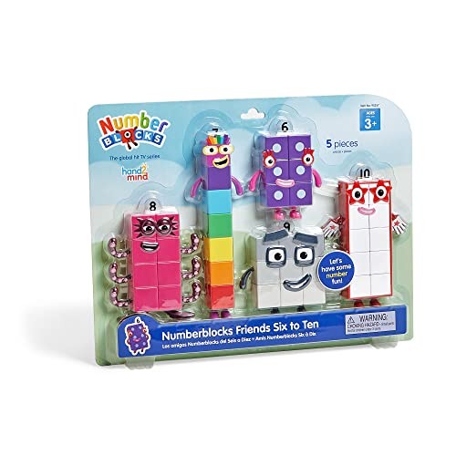 Numberblocks Friends Six to Ten Numberblocks Character Figures 5-Pack 95357
