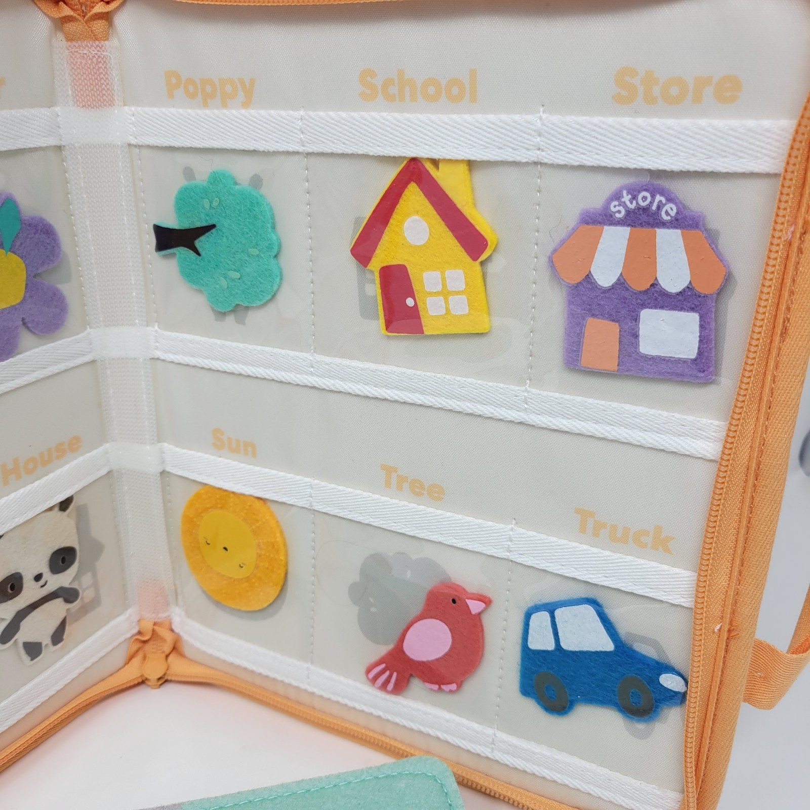 Busy Book Montessori Activity Felt Quiet Toddler Education Learning Panda Crate