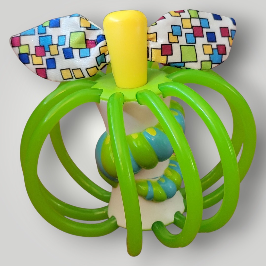The First Years Grab Apple Baby And Toddler Teether Hand Eye Coordination Toy