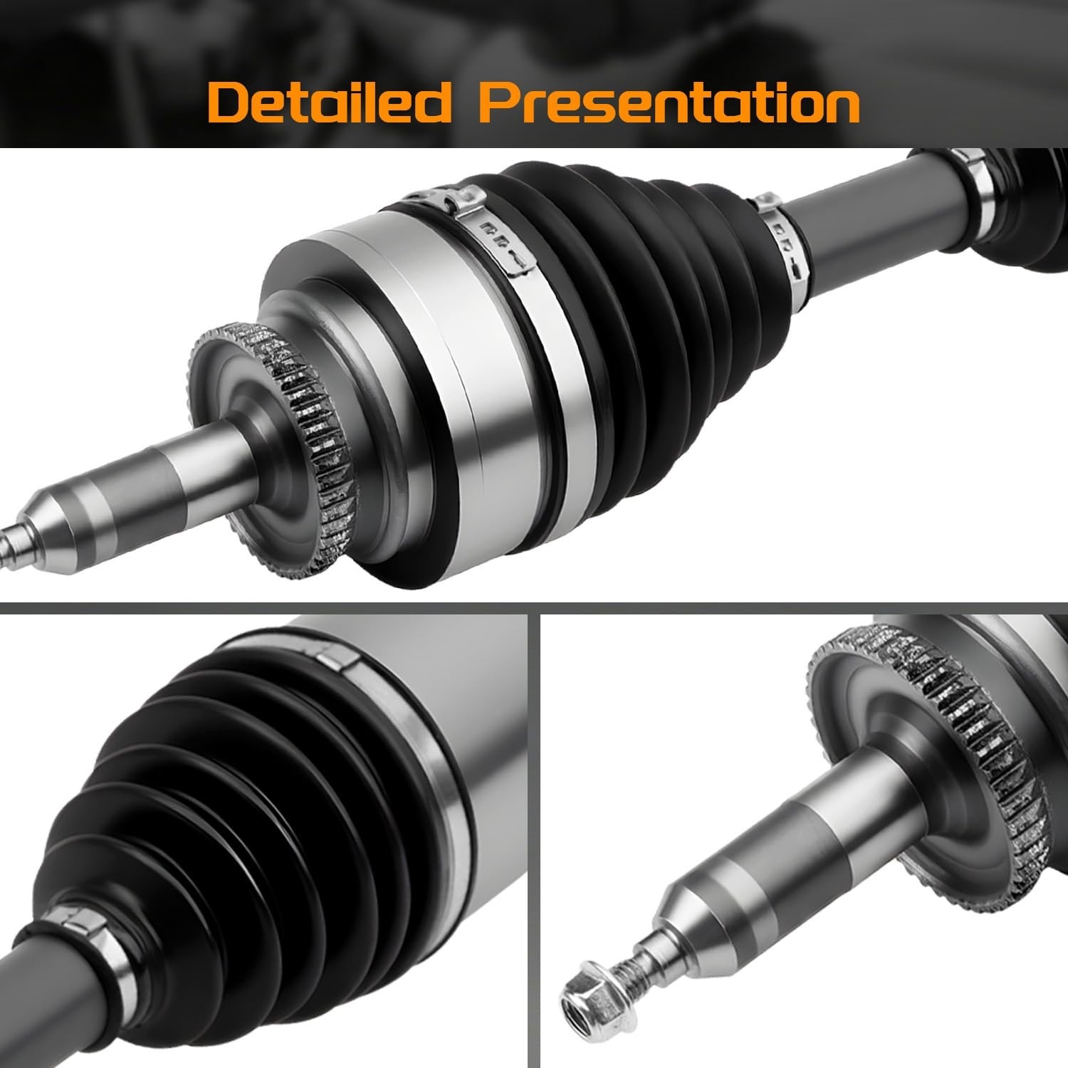 Front Left CV Axle Shaft Assembly Compatible with Ford F-150 2009-2014, Exped…