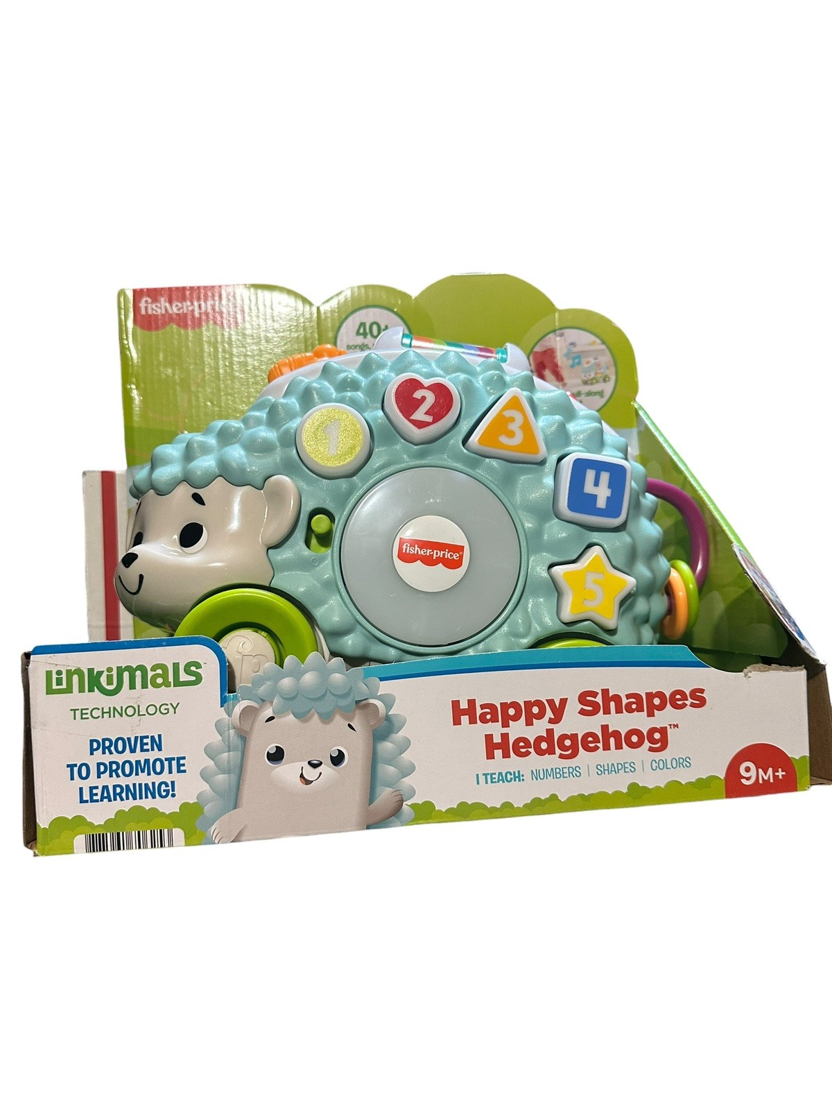 Fisher-Price Baby Learning Toy Linkimals Happy Shapes Hedgehog for Ages 9+ Month