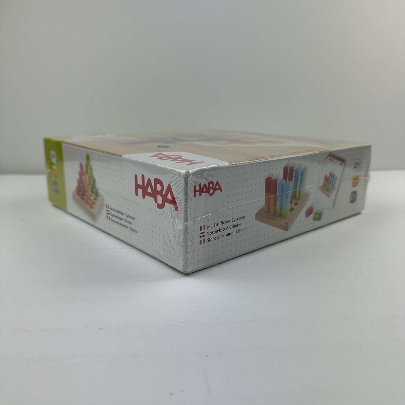 HABA Rainbow Risers Steckspiel Zylinder Cylinder Wooden Stacking Game