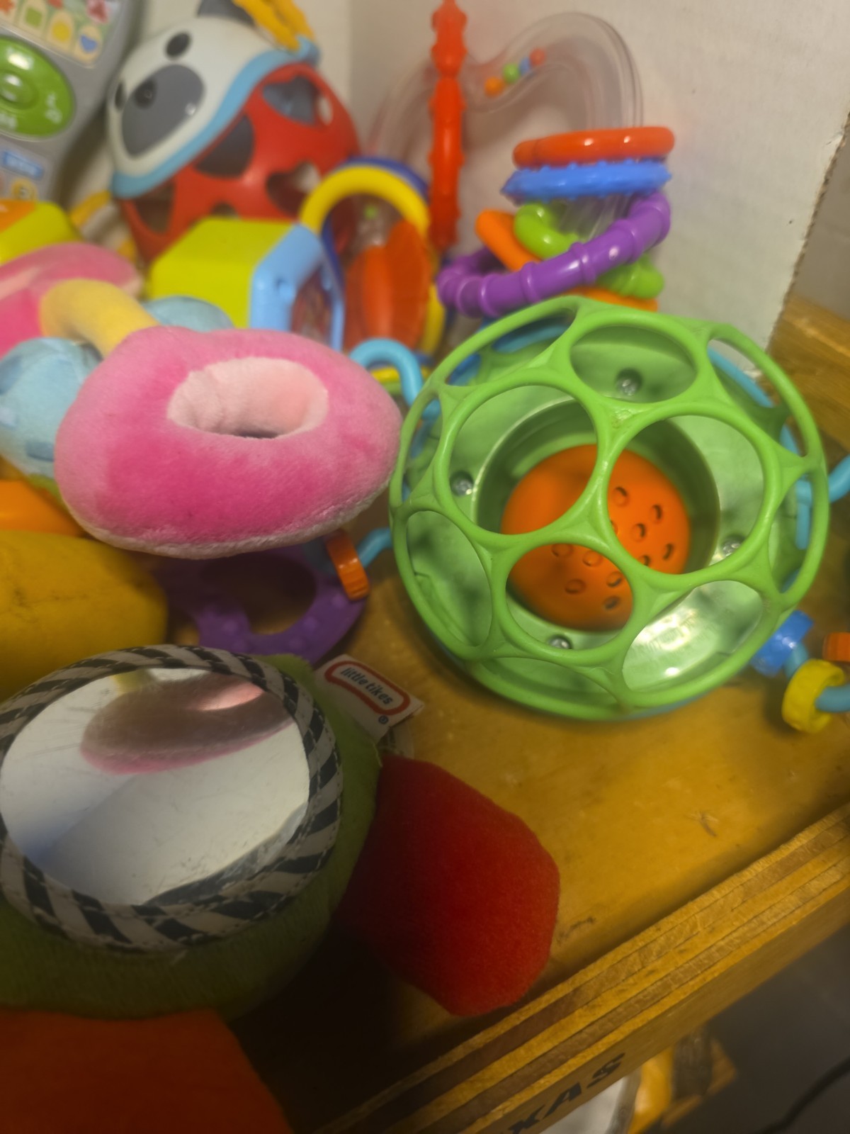 Large Lot Of 15 Developmental Baby Toys Teethers Rattles Sensory, Interactive