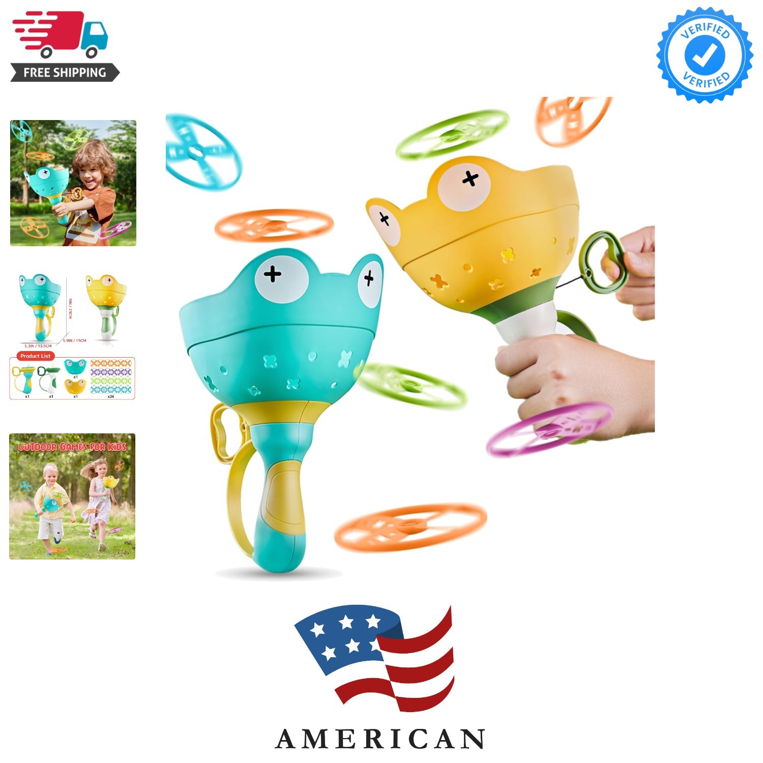 Outside Toys for Kids Ages 4-8 – Manual Capture Catching Game – Toddler Chasi…