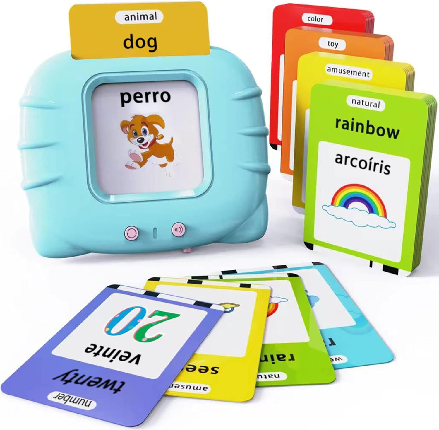 Audible Learning Toy with Music for Toddler Age 1 2 3 4 5, 520 Sight Words Flash