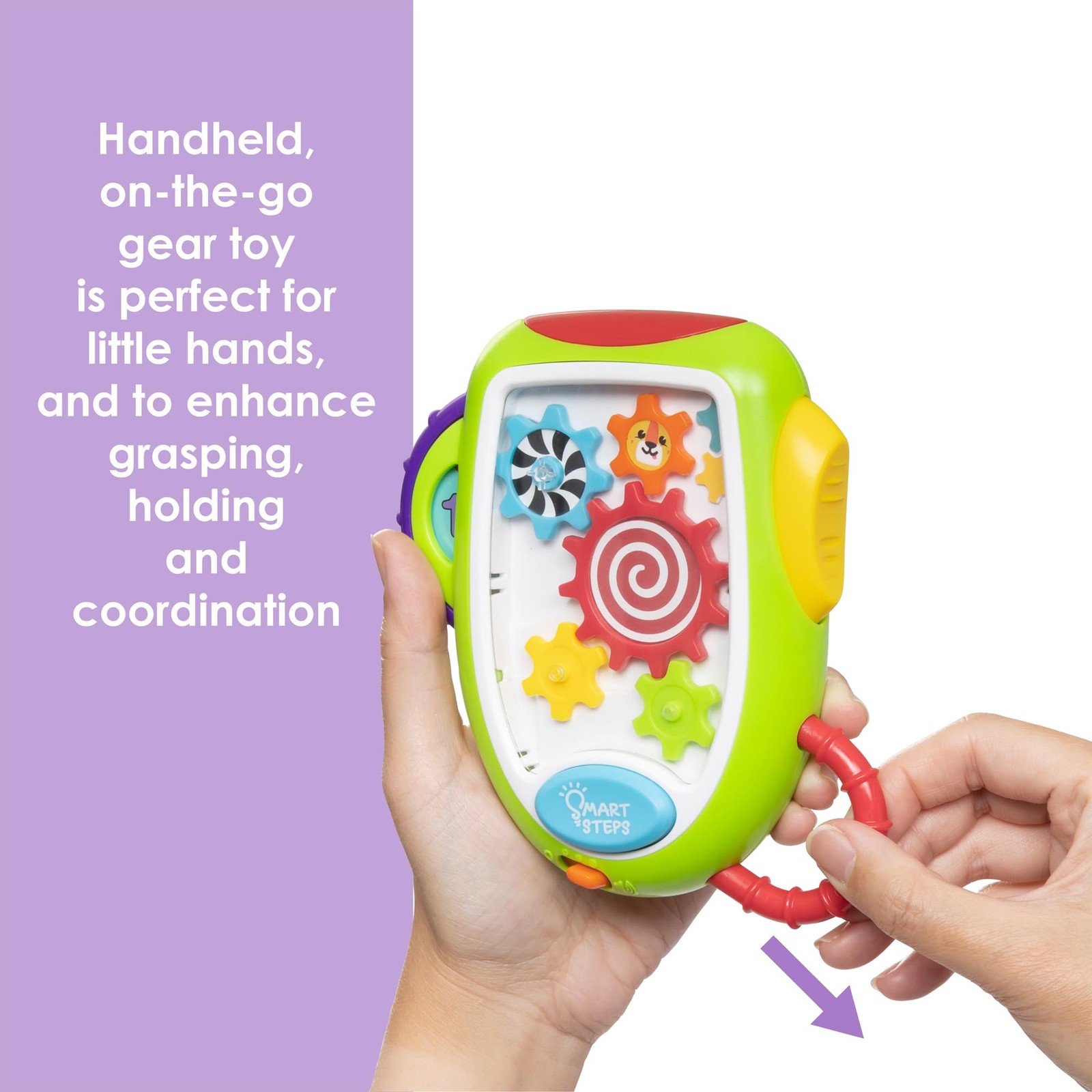 Smart Steps Gadget Gears Counting Toy Small to Medium, Multi Color