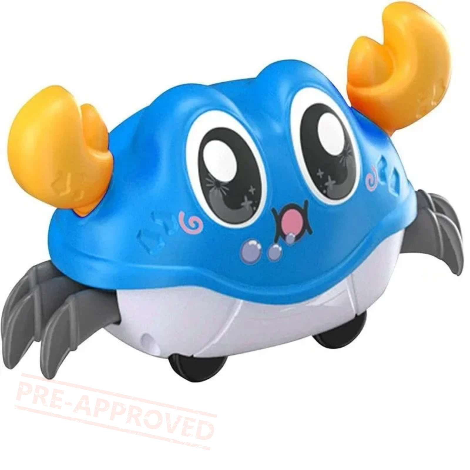 Baby Crawling Crab Toy Musical Interactive Walking Sensory Toy Infant Toddler
