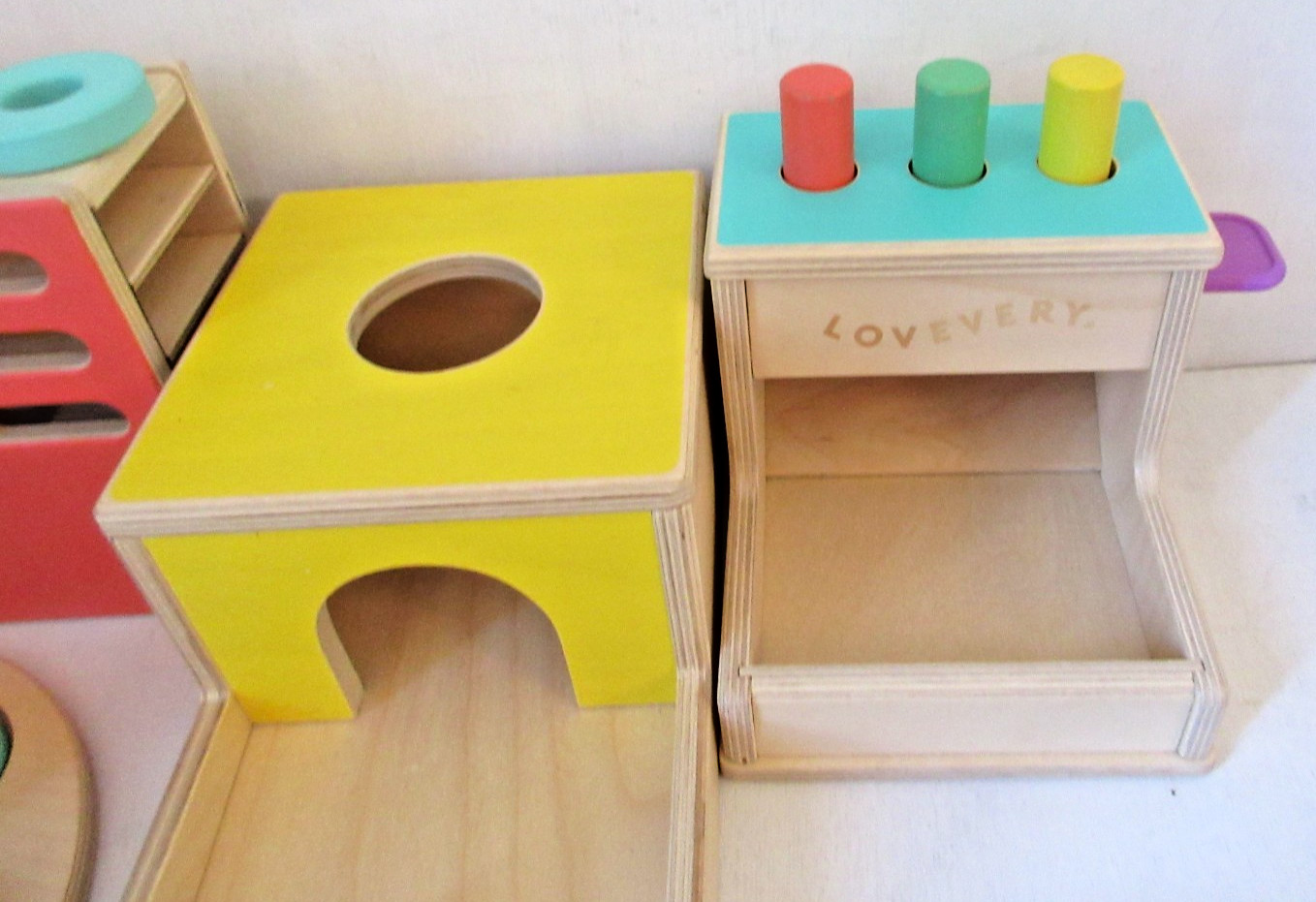 Lovevery Wooden Baby Toy Lot Bundle Sensory Tummytime Developmental Baby Toy Lot