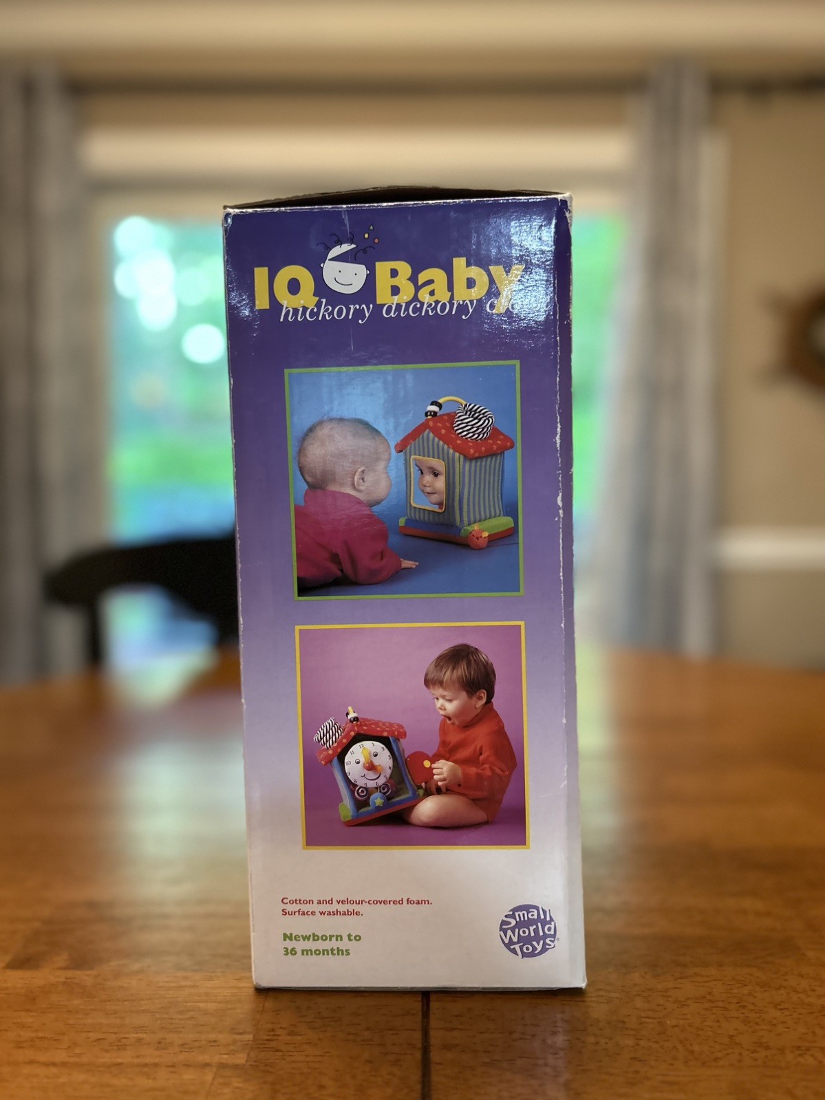 Hickory Dickory Clock Baby Plush Toy Small World Toys IQ Baby