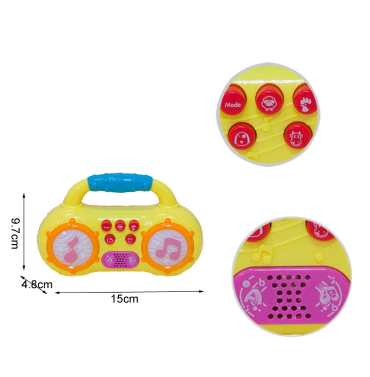 PlayBabyToys Mini Baby Music Radio – Play Songs And Listen To Music