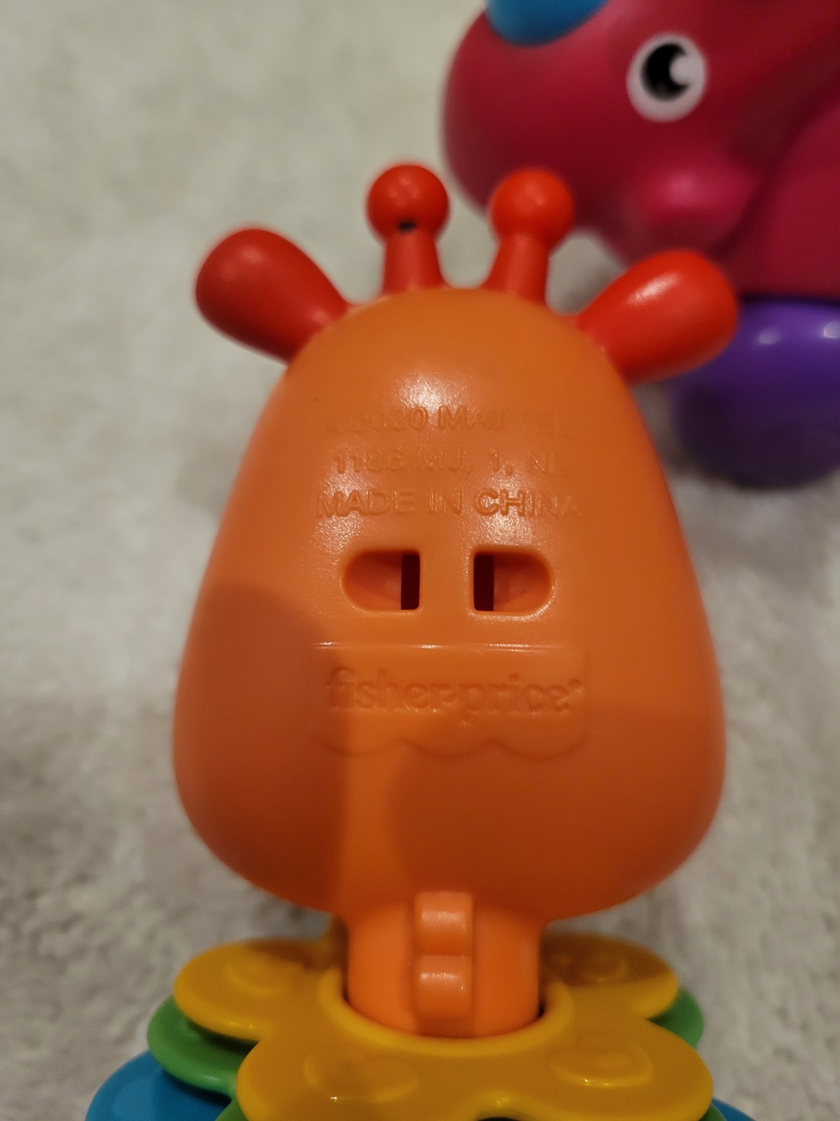2 Fisher Price Youth Toys Giraffe and Dino Plus WaltDisney Tigger Great Shape