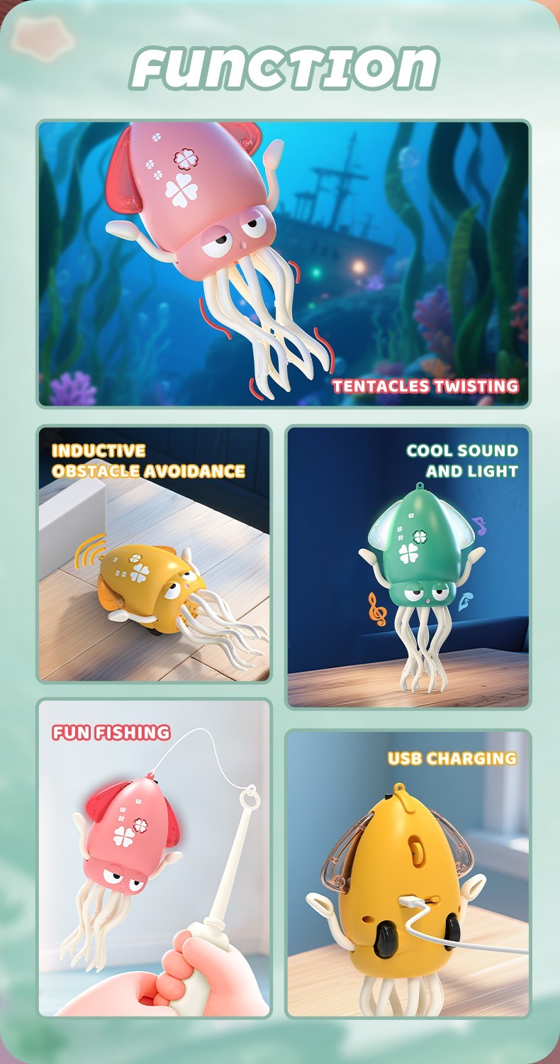 Electric Dancing Octopus Toy