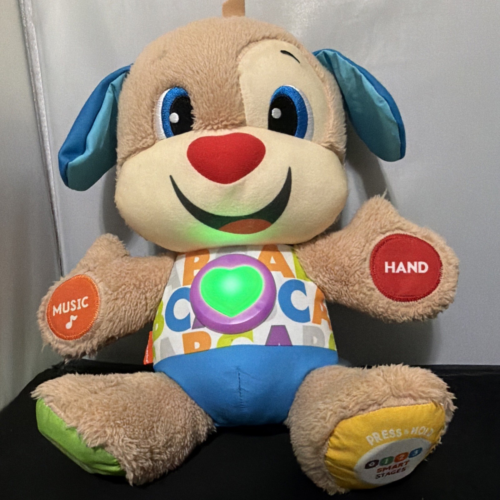 Fisher-Price Laugh Learn Smart Stages Puppy Plush Learning Toy Tested & Working