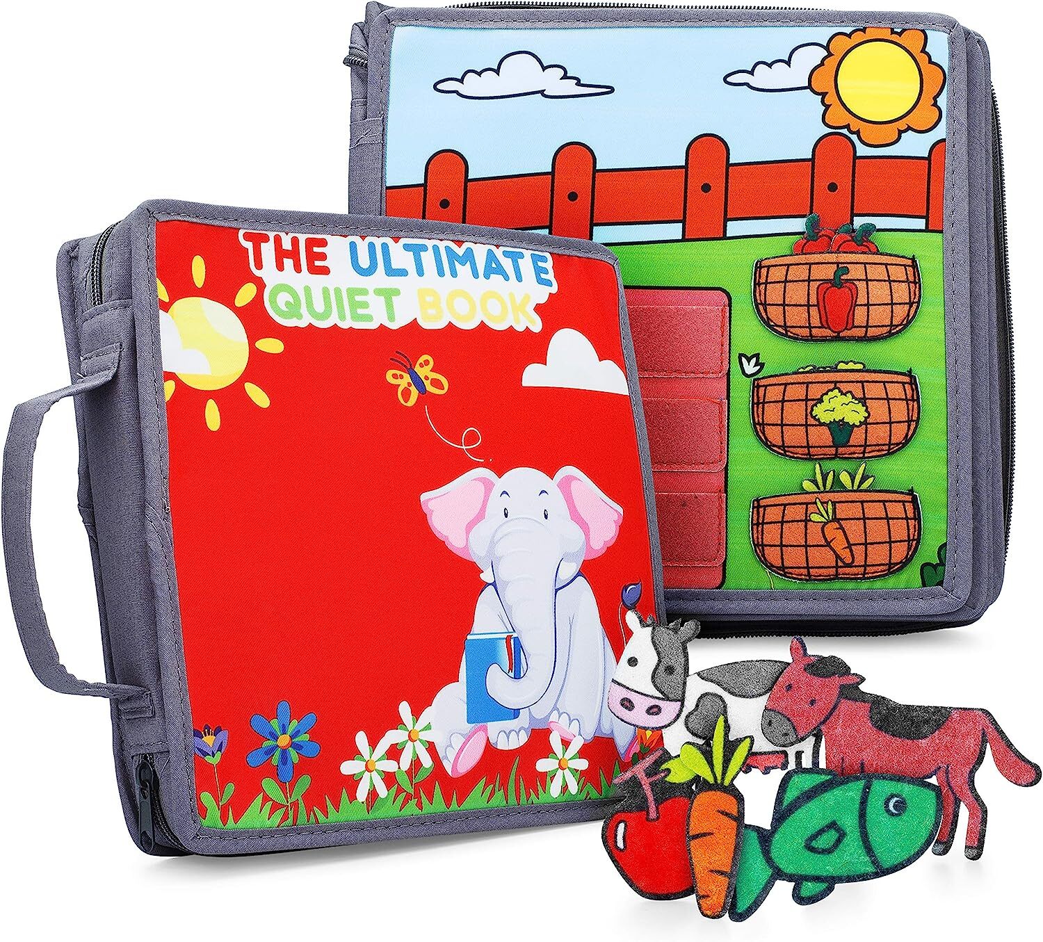 Busy Book for Toddler Airplane Car Activities Toy Road Trip Must Have Essential