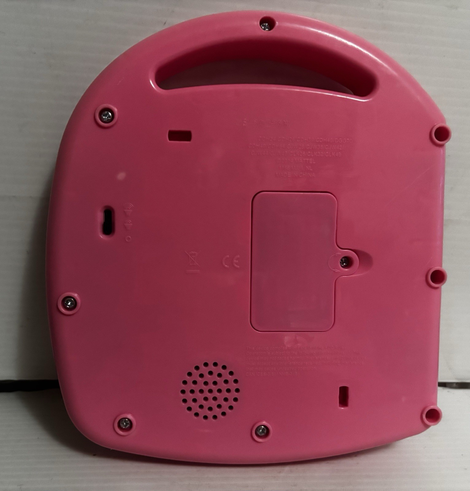 Fisher Price Pink Storybook Rhymes Electronic Book Letters Colors Shapes Numbers