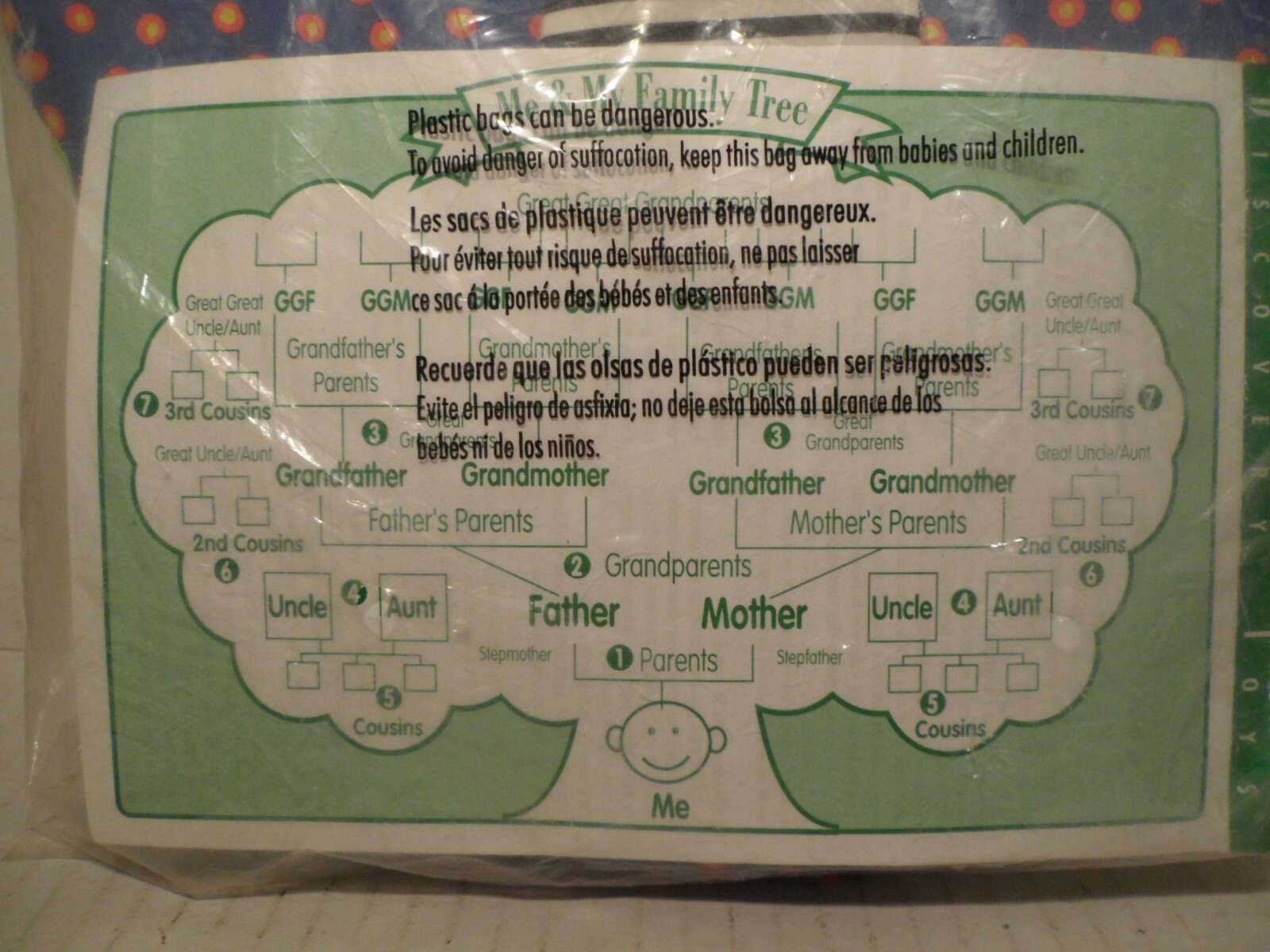 Discovery Toys Me & My Family Tree Photo Holder w Stand -Baby Shower Gift- NEW