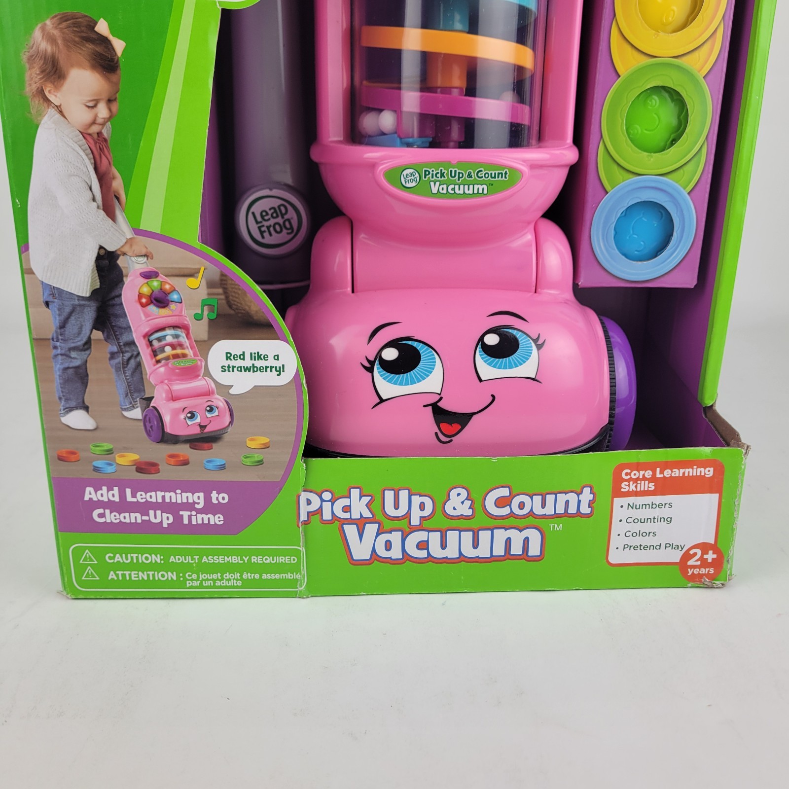 LeapFrog Pick Up and Count Vacuum, Pink. New Sealed