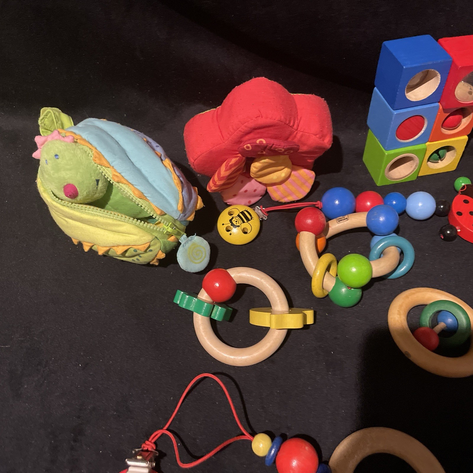 Lot Of Rare 10 Haba&Selecta Spielzeug Toys (Including Olli From Baby Einstein)