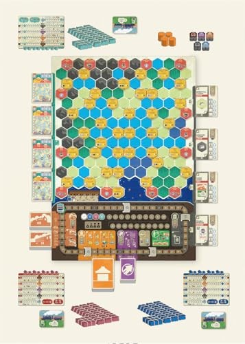 Arclight Railway Boom Board Game 2-4P 60-120 Min 14+ English Rules fm Japan