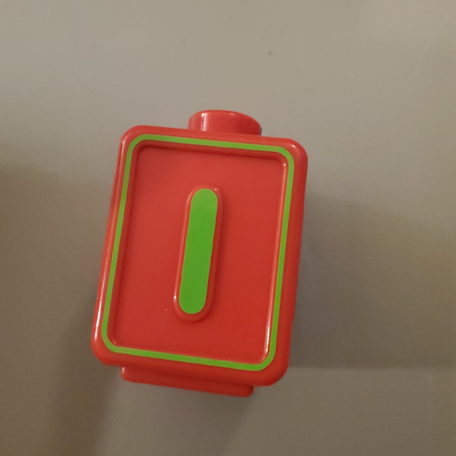 VTech Alphabet Activity Cube Replacement 2 Sided N I Blue Red Letter Block