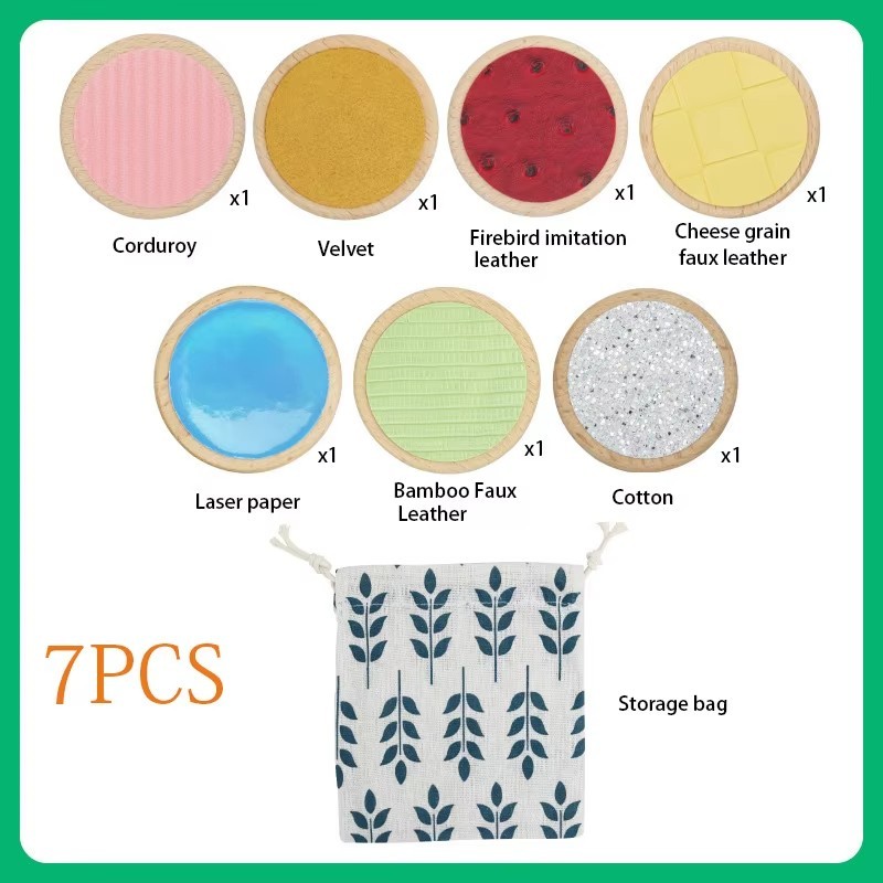 Montessori Sensory Tactile Matching Game Educational Learning Toy for Kids
