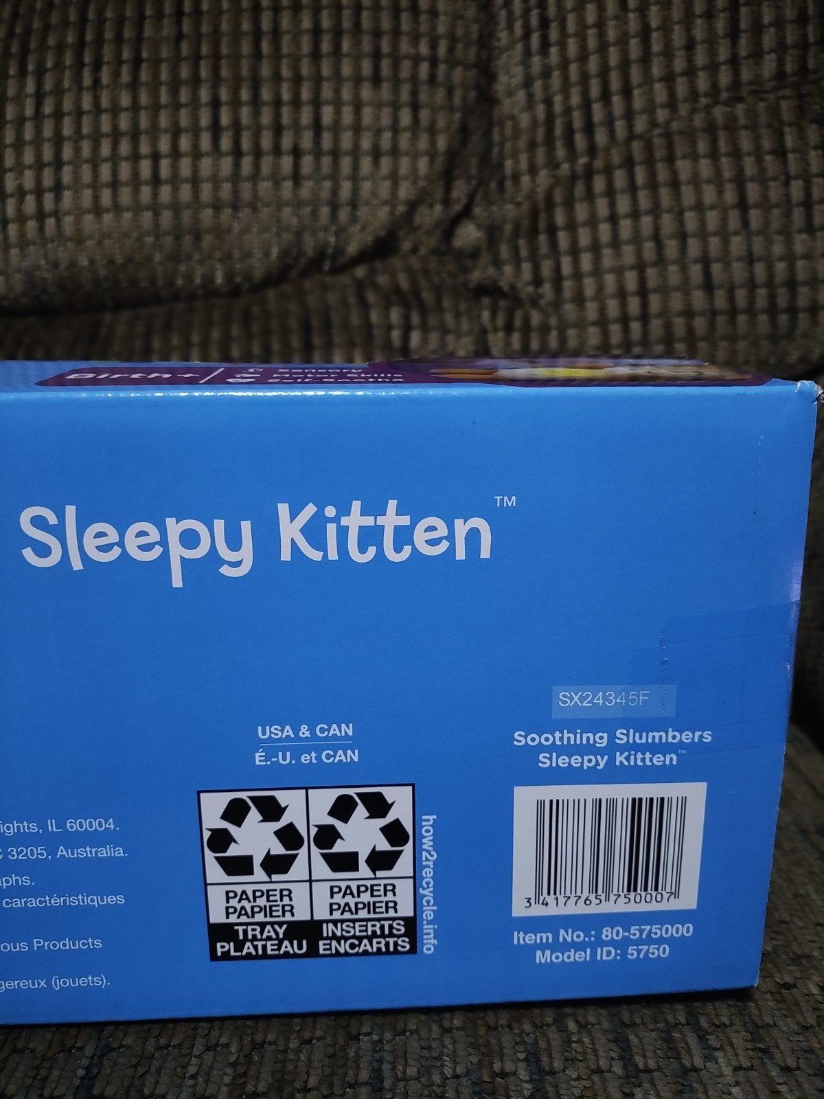 Vtech Baby Soothing Slumbers Sleepy Kitty Relax Self Soothe Rhythmic 35+ Sounds