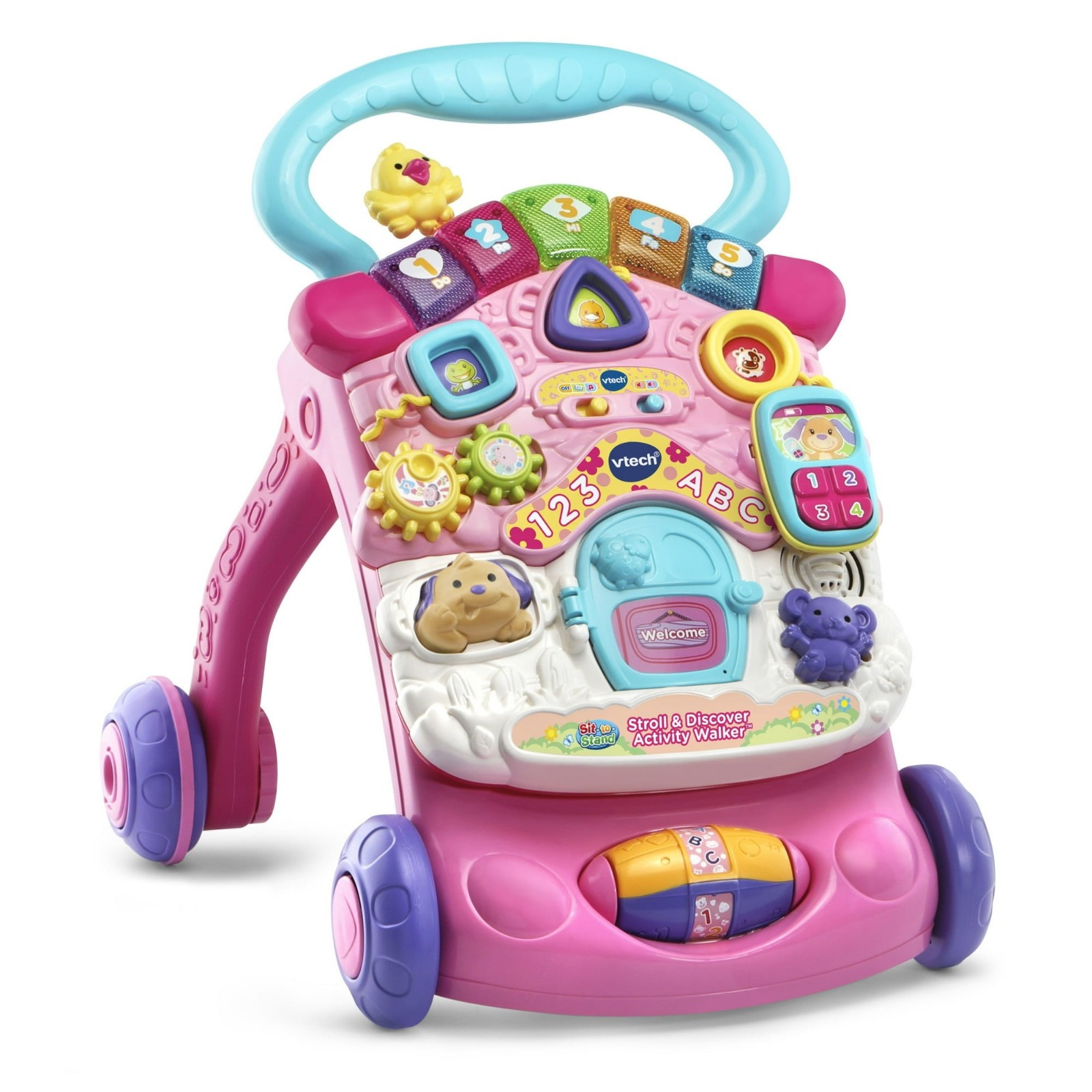 VTech Stroll & Discover Activity Walker Pink Baby Toy FREESHIP