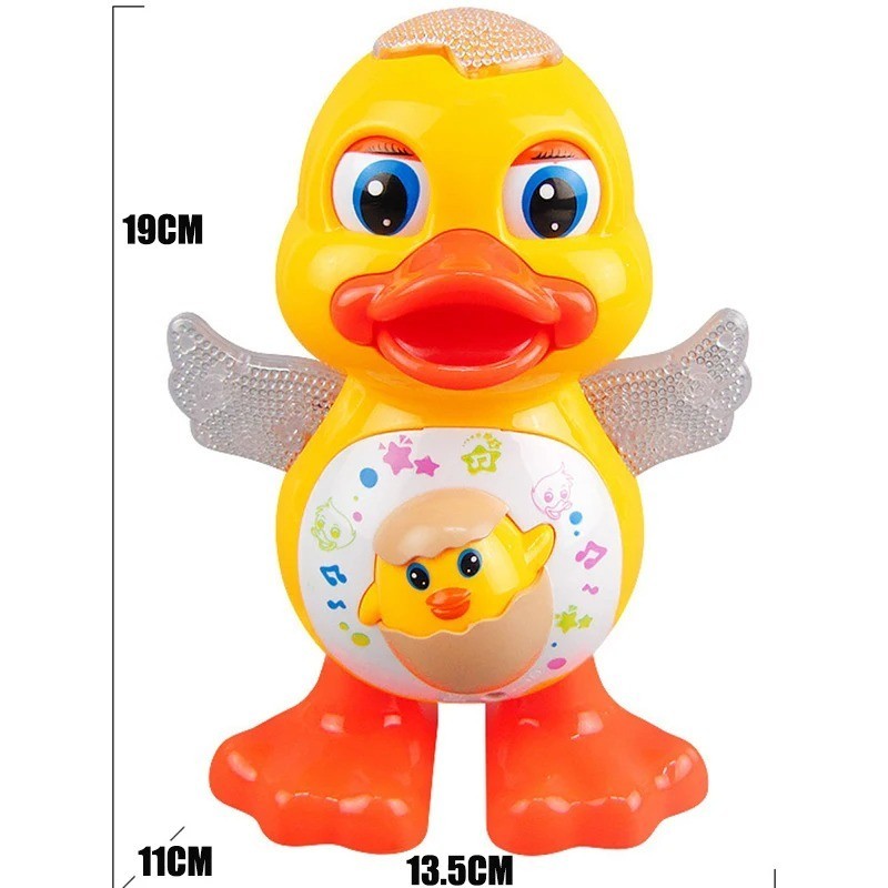 Electric Dancing Duck Toy with Music Flashing Lights Funny Kids Gift Toy USA