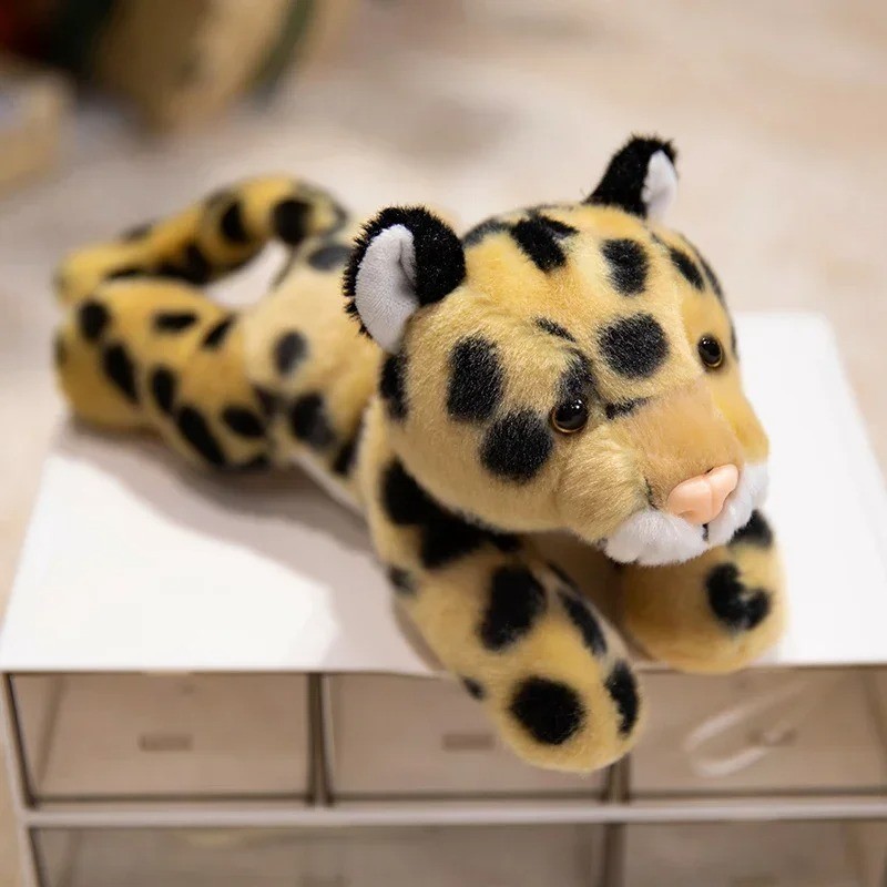 22cm Forest Animal Plush Toy – Lion Tiger Fox Deer Zebra Stuffed Animal Gift
