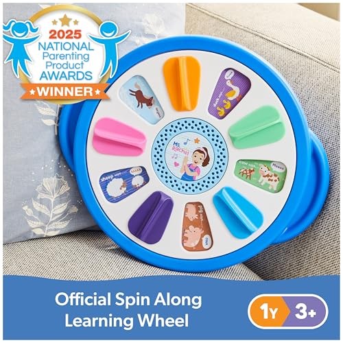 Official Spin Along with 3 Learning Play Modes, Educational Learning Wheel