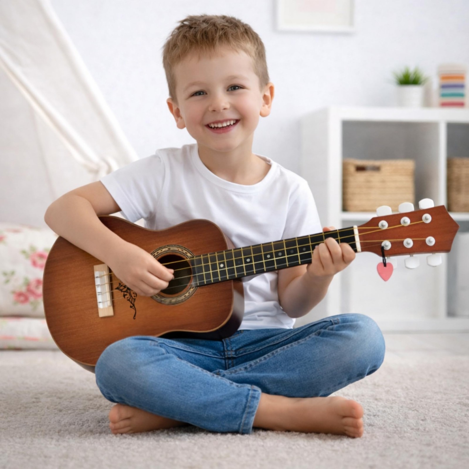 23″ Acoustic Guitar for Kids – 6 String Toy for Beginners and Toddlers